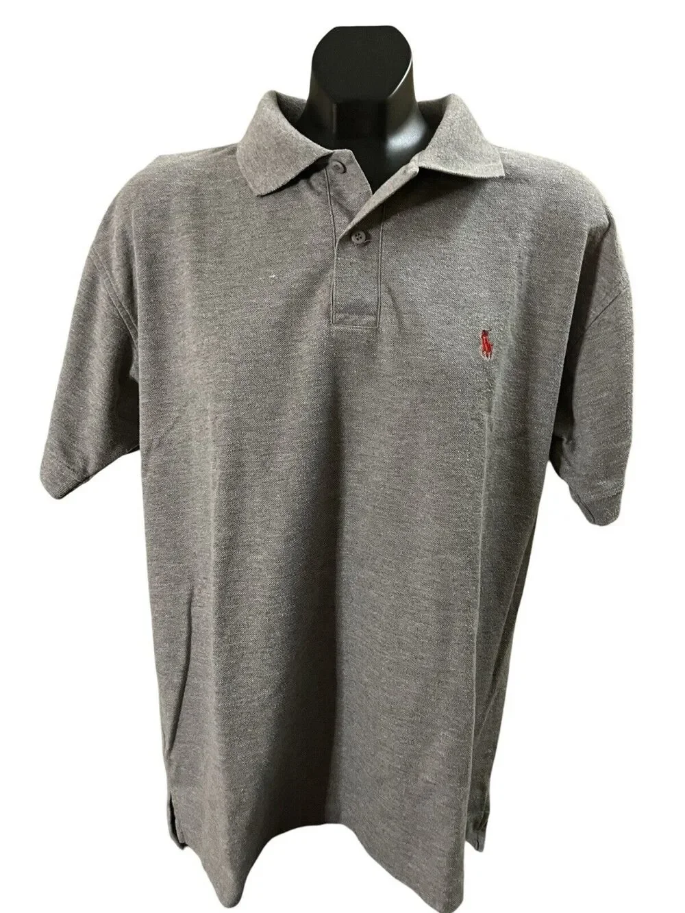 Polo Ralph Lauren Classic Grey Polo Shirt - Size XL